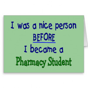 Pharmacy Student Funny T-Shirts & Gifts Greeting Card