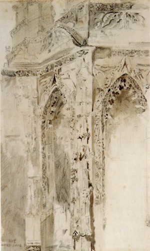 St Sauveur, 1848.Pencil and wash, 44.8 x 27.3 cmSource: Robert Hewison ...