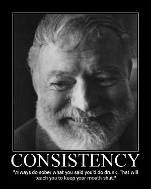 Motivational Posters: Ernest Hemingway Edition