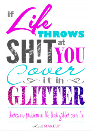 March 15, 2013 quotes glitter makeup beauty makeup artists life