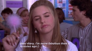 Cher in Clueless | via Tumblr: Laughing, Flip Hair, Quotes, Hair Flip ...