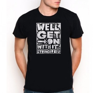 The Wire Quotes Stringer Bell Custom Black Tee T-Shirt