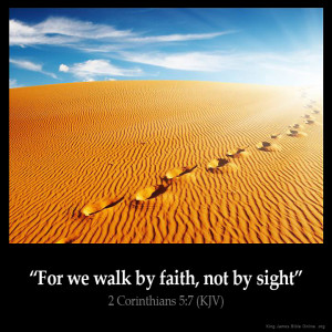 Corinthians 5:7 Inspirational Image