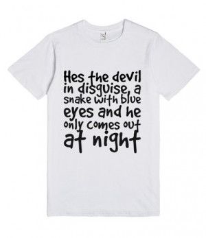 Description: Hes the devil in disguise, a snake with blue eyes and he ...
