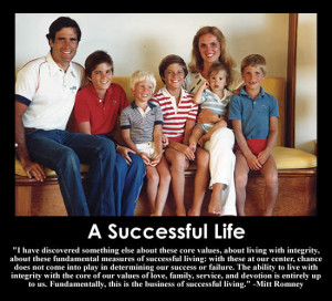 Successful Life - Mitt Romney Quote