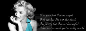 Portada para Facebook Marilyn Monroe Frase