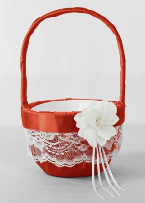 ... Flower Girl Basket,David's Bridal ceremony > wedding ceremony > flower