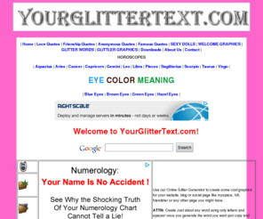 GLITTER TEXT Generator, Smileys Comments, Quotes, Famous Quotes ...