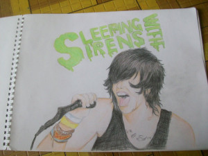 Sleeping with Sirens Hand painted Shoes