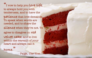 vow that's real and honest.