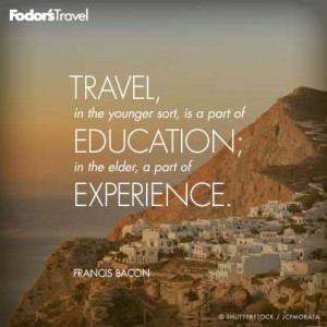 Travel Quote of the Week: On Education