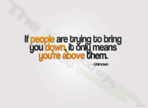 DON’T LET PEOPLE BRING YOU DOWN wallpaper