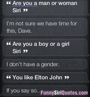 Does Siri have a gender?