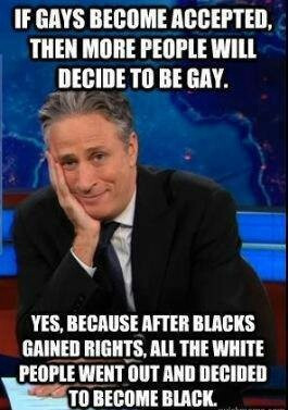 John Stewart on gay rights.