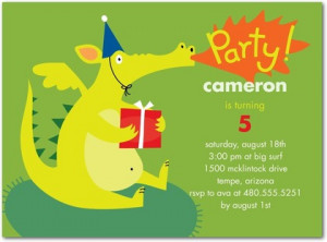 love these cute dragon party invitations with a magical touch ...