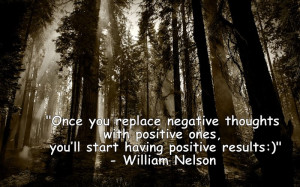 Replace Negative Thoughts With Positive Ones
