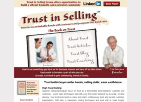 trustinselling com high trust selling advanced selling techniques ...
