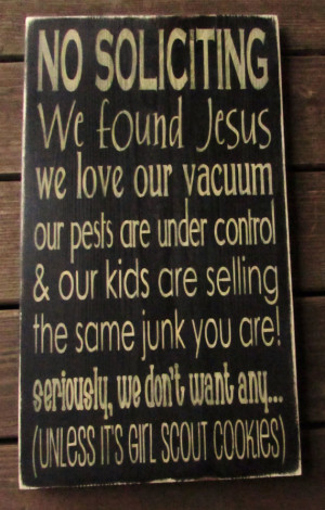 No soliciting, funny sign, wall hanging, humorous sign,Home decor ...