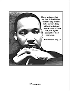 MLK I Have a Dream Poster