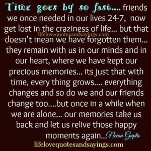 Time Goes By So Fast..