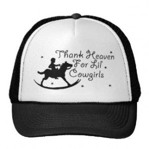 Thank Heaven For Lil' Cowgirls Mesh Hat