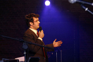 Alister and comedian Marcus Brigstocke - seperated at birth?