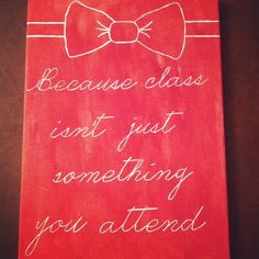 sorority craft because class isn't just something you attend #bows ...