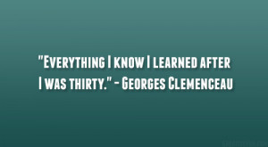 Georges Clemenceau Quote