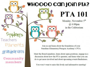 PTA meeting flyer! Nice graphics and very welcoming!: Iphone 5S ...