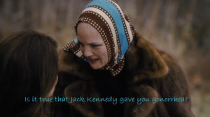 This line, spoken by Little Edie (Drew Barrymore) to her cousin Jackie ...