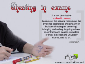 CHEATING IN EXAMS