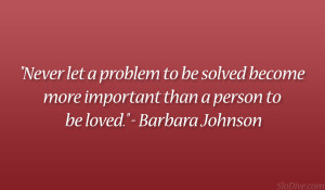 Barbara Johnson Quote