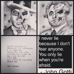 ... al capone current future tattoo dead mafia tattoo john gotti quotes