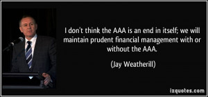 Prudent Financial Management With Or Without The AAA Jay Weatherill
