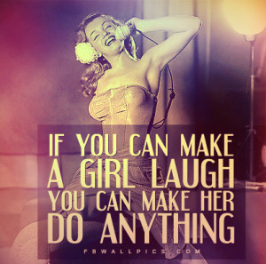Marilyn Monroe Make A Girl Laugh Quote Picture