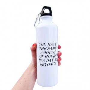 Inspiration Quote Water Bottle 26 oz. Sports by SweatyWisdom, $16.00