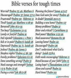 quotes Bible verses for tough times.