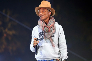 Pharrell Williams performs onstage during day 2 of the 2014 Coachella ...