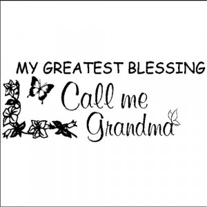 ... Grandma....Grandmother Wall Quote Words Sayings Removable Lettering 12
