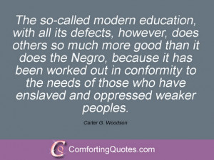 Carter G Woodson Quotations