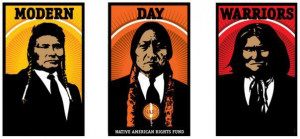 ... Warrior campaign featuring Chief Joseph, Sitting Bull, and Geronimo