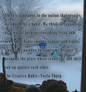 Creative Habit Quote