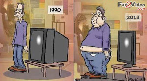 Negative Effect Of Technology True Fact Funny Cartoon Which Show You ...