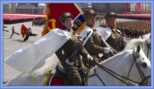 North Korea - Big On Heroic Parades - Poor on Bread and Rice.