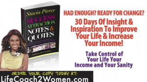 Stacia Pierce's Success Attraction Notes and Quotes Book Commercial