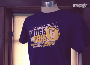 This Dodgeball Tournament t-shirt design was an original creation by ...