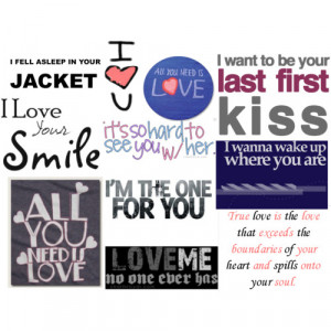 cute love/heart breaker quotes - Polyvore
