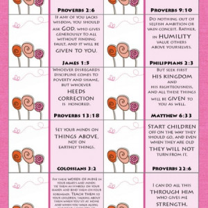 Back to School Inspiration -12 Bible Verses {Free Printable}
