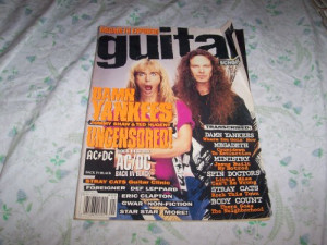 TOMMY SHAW TED NUGENT GUITAR SCHOOL JANUARY 1993 AC DC DEF LEPPARD