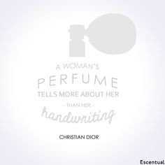 woman's perfume tells more about her than her handwriting ...